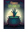 halloween poster vector image
