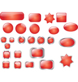 red button vector image