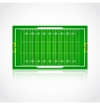 american football realistic textured field vector image