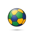 soccer football ball vector image vector image