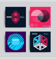 abstract posers art graphic backgrounds vector image