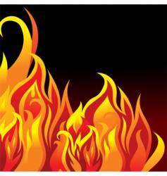 Seamless fire flame background Royalty Free Vector Image