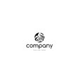 logo on which abstract image vector image