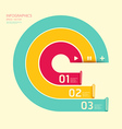 modern soft color circle design template vector image