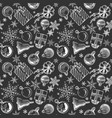christmas background seamless tiling vector image vector image