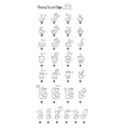 coffee and tea making steps and instruction vector image