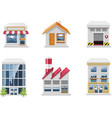 real estate icons vector image vector image