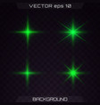 transparent shining sun vector image vector image