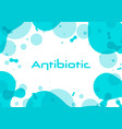 antibiotic symbol vector image