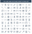 event icons vector image vector image