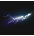 realistic lightning icon vector image