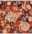 colorful seamless floral pattern flowers vector image vector image
