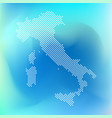 pixel map italy dotted vector image vector image