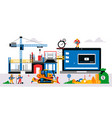 website is under construction web page vector image