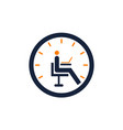 business 24 hours management vector image