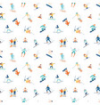 seamless pattern with adults and children vector image