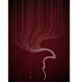 abstract background red grunge vector image vector image