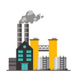 power plant industrial factory building vector image