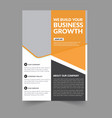 corporate business brochure flyer template vector image