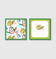 hand drawn abstract creative easter vector image vector image