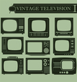 vintage television i vector image vector image