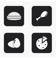 Food and restaurant icons icon set in flat design Vector Image