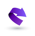 3d arrow concept vector image