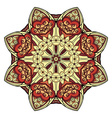 beautiful deco colored mandala vector image