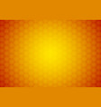 abstract orange background honeycomb ornament vector image vector image