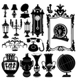 antique objects vector image
