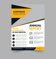 corporate business brochure flyer template vector image