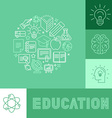 education concepts vector image vector image