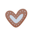 festive homemade christmas cookie gingerbread vector image vector image