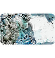 travel hand drawn doodle banner cartoon detailed vector image