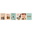 wine posters or vineyard banners sparkling vector image vector image