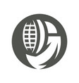 fencing helmet silhouette sign vector image