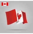 Canadian flag maple leaf 3d symbol of canada Vector Image