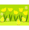 easter background vector image