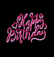 happy birthday greeting card vector image