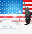 4th of july independence day vector image