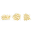 glitter gold background sparkle dust vector image vector image