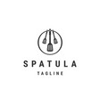 spatula logo vector image