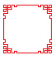 china border frame vector image