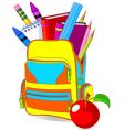 back to school background vector image