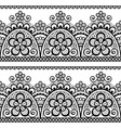 lace seamless pattern detailed retro vector image