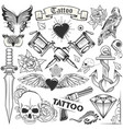 tattoo art design of skull horse and flora vector image