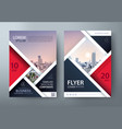 flyer cover presentation template layout in a4 vector image vector image