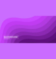 purple colorful trend wavy lines background vector image