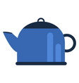 kettle icon boiling water vessel teapot symbol vector image