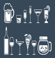 drinkss5 vector image vector image
